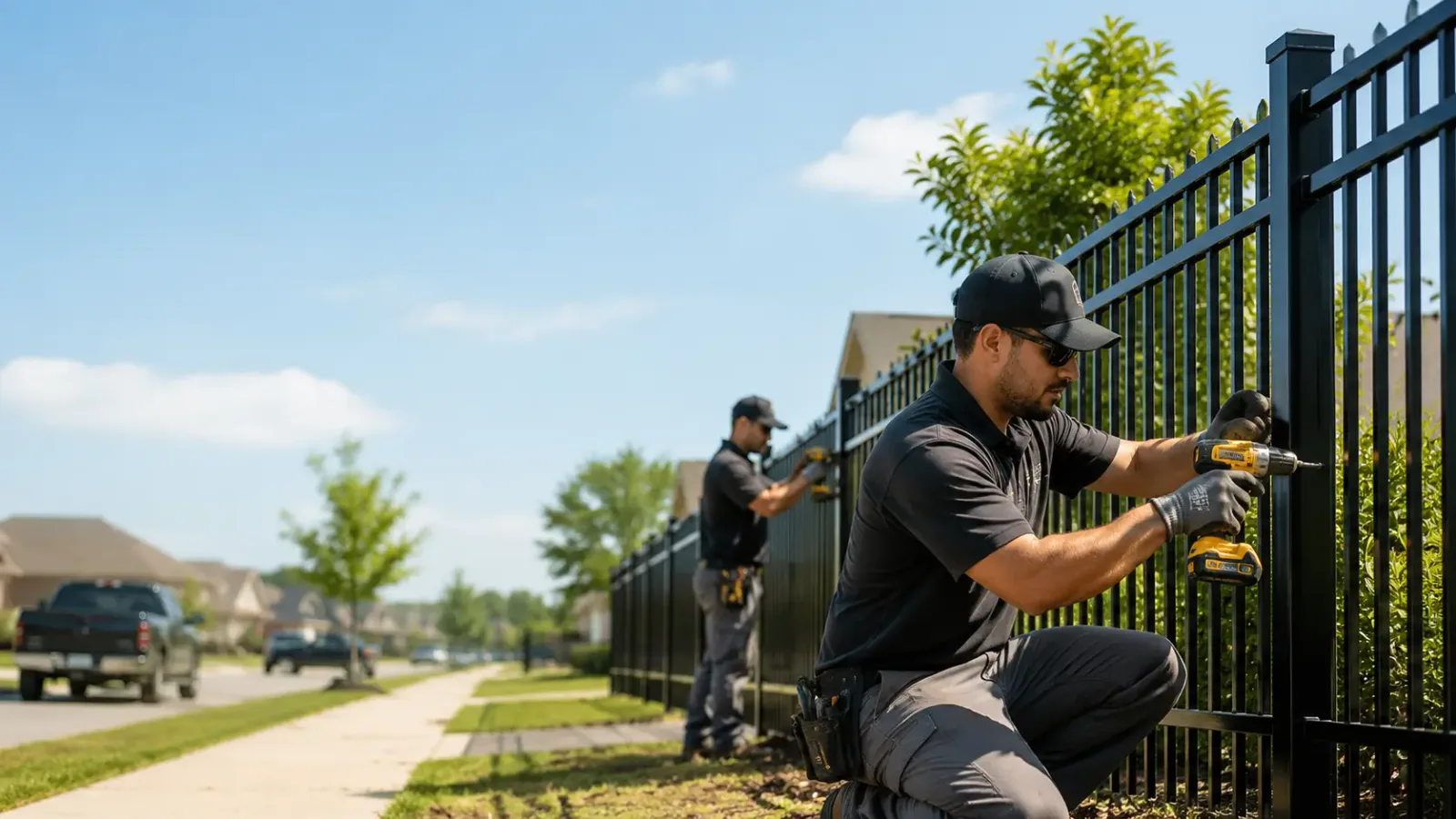 Metal Fence Installation in Purdon, TX